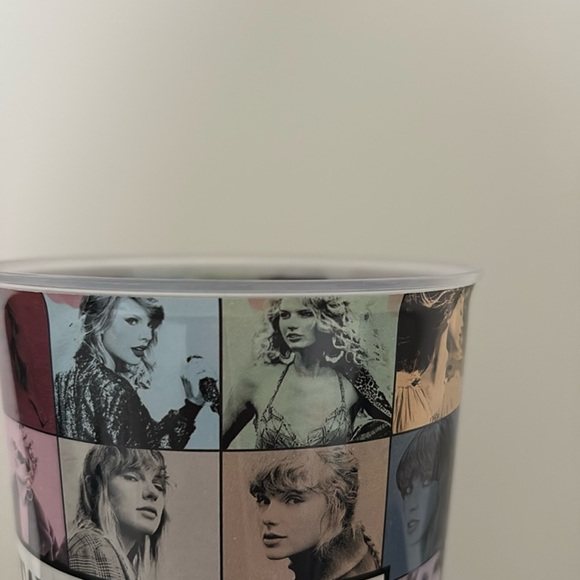 Taylor Swift AMC Pink Tin Popcorn Bucket and Cup - Picture 6 of 7